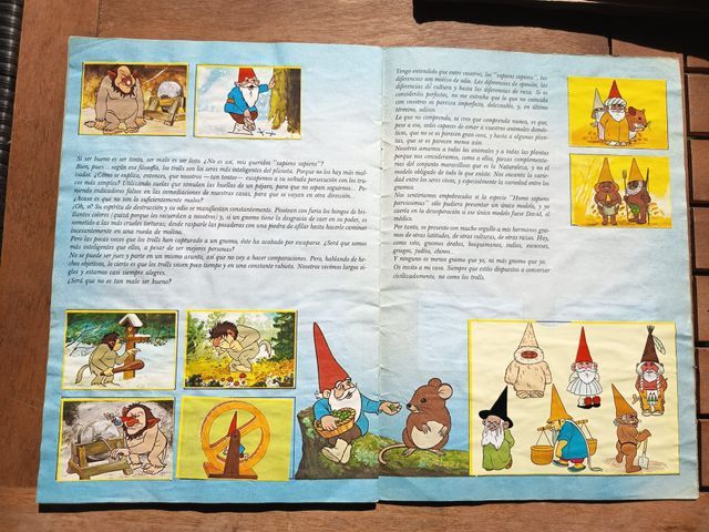 Álbum Cromos David el Gnomo Danone 1980