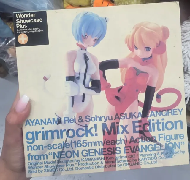 Duo Figuras Eva Ayanami Rei y Asuka Langley