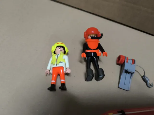 Lote Playmobil Lancha Motora Zodiac