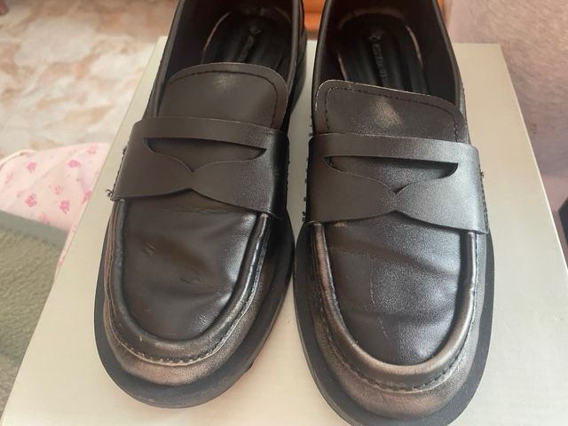 Mocasines Stradivarius Negros