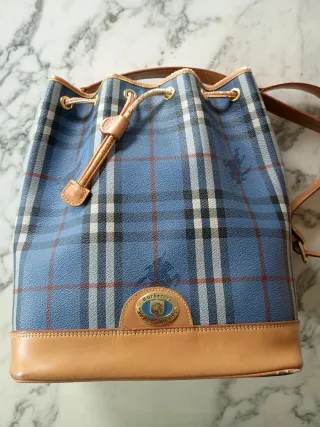 Burberry borsa secchiello vintage