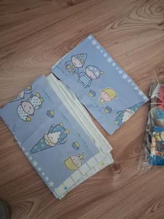 Sábanas Cuna Niño Estrellas y Gnomos