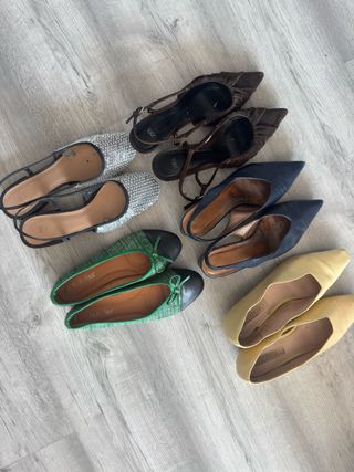 5 pares de zapatos Zara, Mango, Mascaro