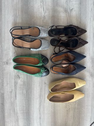 5 pares de zapatos Zara, Mango, Mascaro