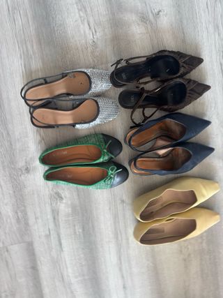 5 pares de zapatos Zara, Mango, Mascaro