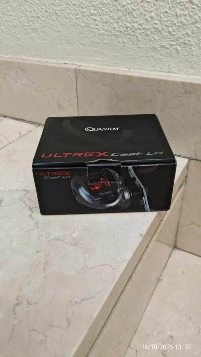 Caña y carrete de casting