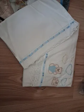 Juego sábanas cuna niño ositos