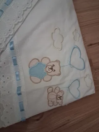 Juego sábanas cuna niño ositos