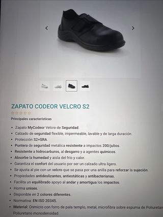Zapatos de seguridad Codeor negros