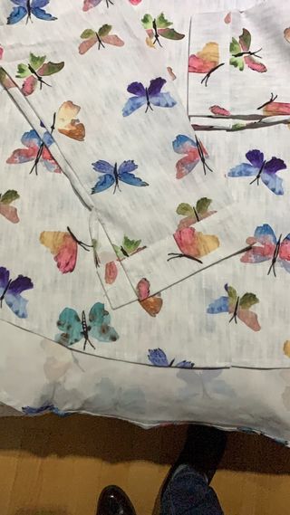 Blusa Dama Mariposas Multicolor