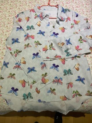 Blusa Dama Mariposas Multicolor