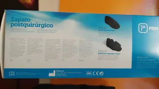 Zapato Ortopédico Postquirúrgico Negro