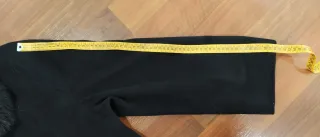 Abrigo negro mujer talla 48