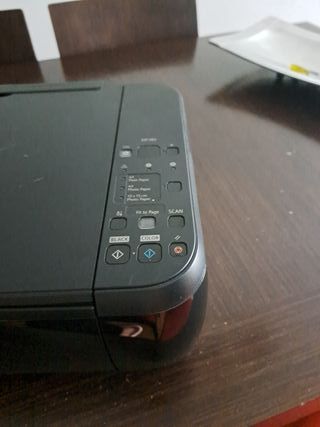 Monitor Dell y Impresora Canon Negra