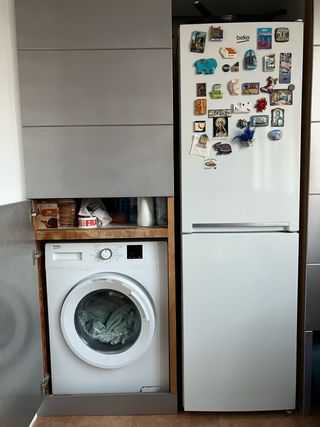 Nevera Combi Beko y Lavadora Beko