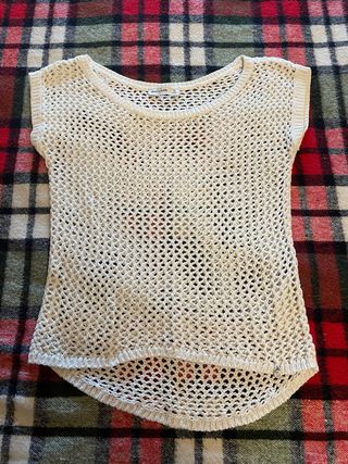Maglia a rete Abercrombie & Fitch beige XL