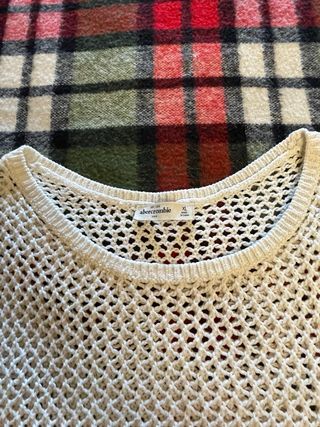 Maglia a rete Abercrombie & Fitch beige XL