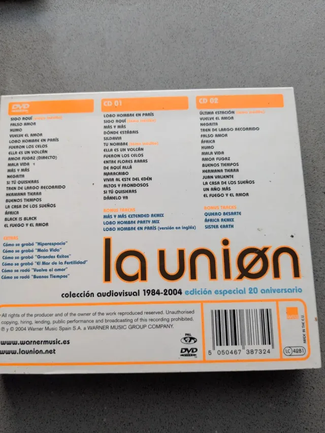 La Unión Colección Audiovisual 1984-2004 2CD DVD