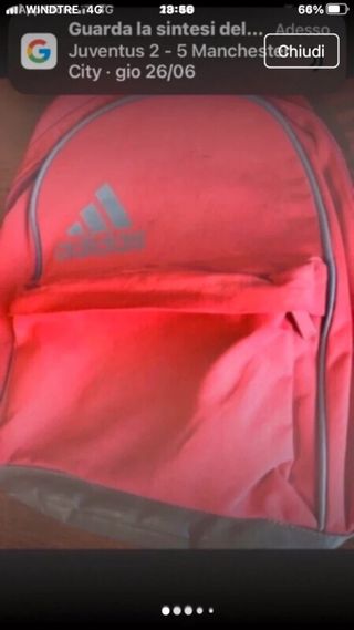 Zaino Adidas rosso