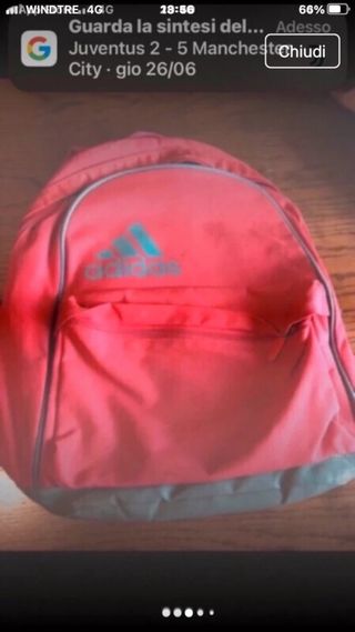Zaino Adidas rosso