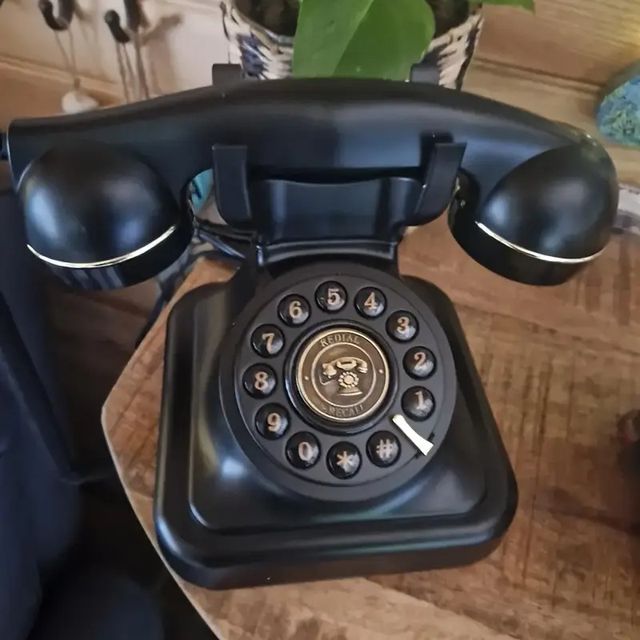 Telefono di Casa Fisso a Filo Stile Antico Vintage