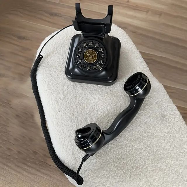 Telefono di Casa Fisso a Filo Stile Antico Vintage