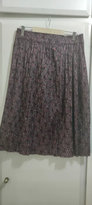 Falda plisada Zara mujer