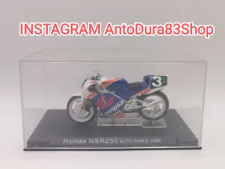 Modellino Moto Honda NSR250 Sito Pons 1988