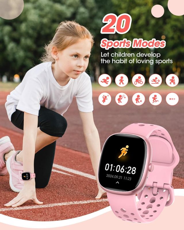 Reloj Inteligente Infantil Rosa