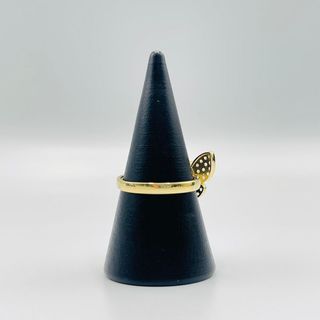 ANILLO MARIPOSA PEQUEÑA ROSA 18K
