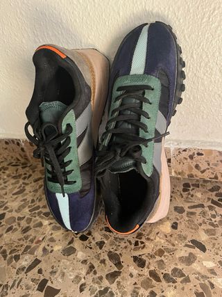 Zapatillas New Balance Hombre Azul Verde