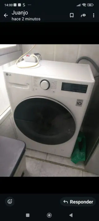 Lavadora Secadora LG Blanca
Poco uso urge