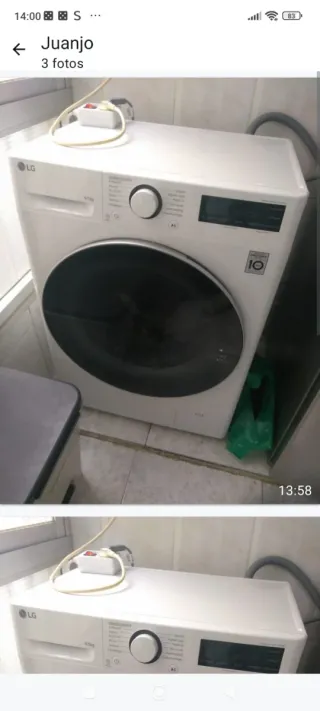 Lavadora Secadora LG Blanca
Poco uso urge