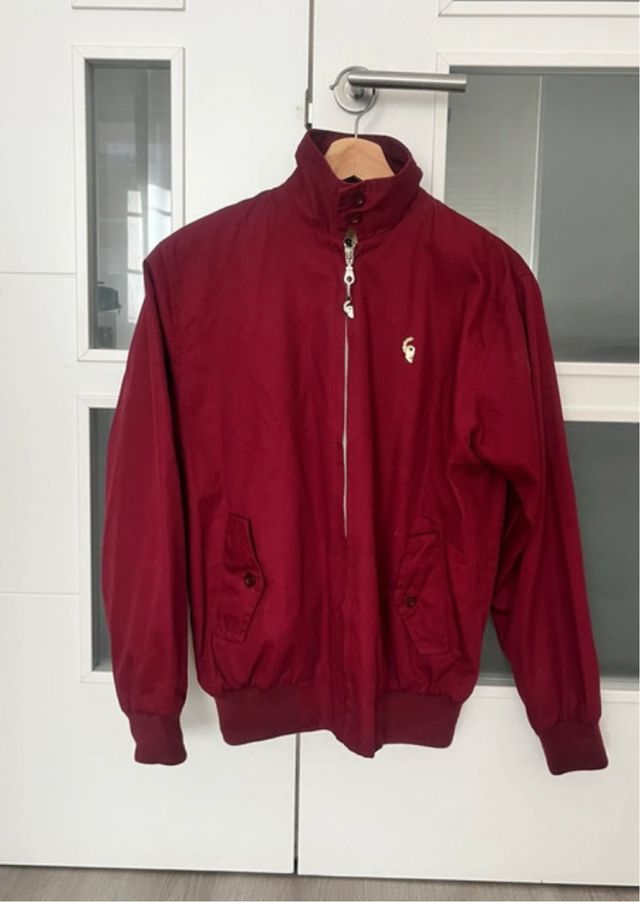 Chaqueta Harrington unonueveocho burdeos