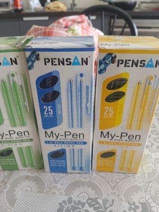 Penne My-Pen PENSAN 25 pz colori assortiti