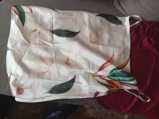 2 Camisas Seda Estampadas Talla Única