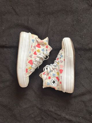 Converse Plataforma Estampado Corazones