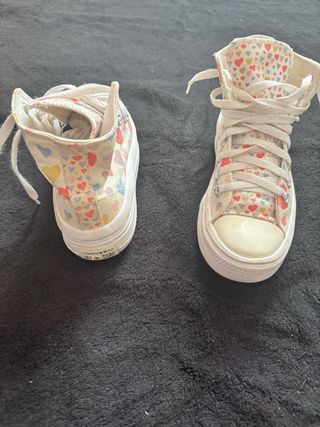 Converse Plataforma Estampado Corazones
