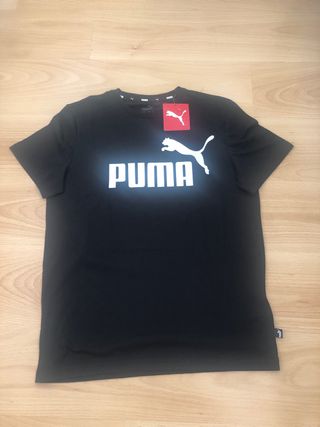 Camiseta Puma Negra Talla S( 13/14 ańos)