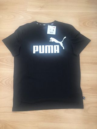 Camiseta Puma Negra Talla S( 13/14 ańos)