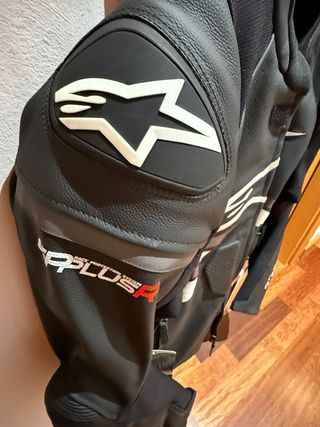 Chaqueta moto, cuero Alpinestars GP Plus RV3 T.54