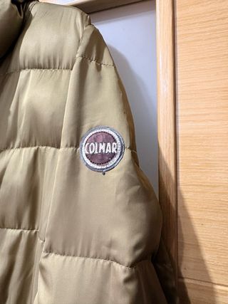 Anorak Colmar Plumas Verde Oliva, talla justo