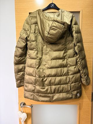 Anorak Colmar Plumas Verde Oliva, talla justo