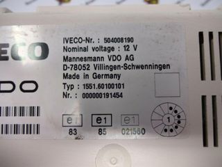 Cuadro de instrumentos Iveco Daily 504008190 155160100101