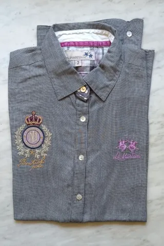 Camicia La Martina donna grigia taglia 2