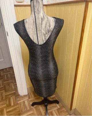 Vestido metalizado talla M