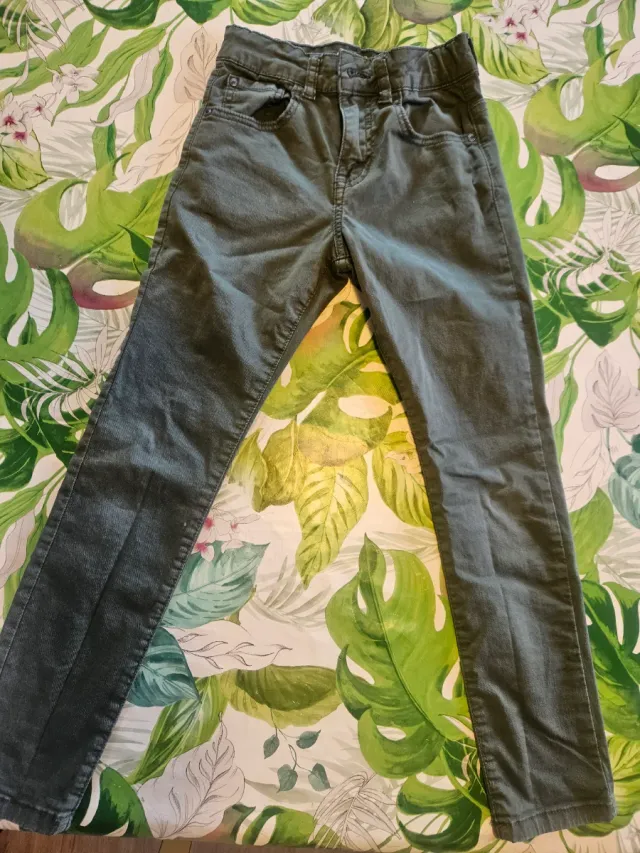 Pantaloni bambino verdi