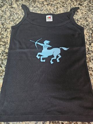 Camiseta Fruit of the Loom Azul Talla S