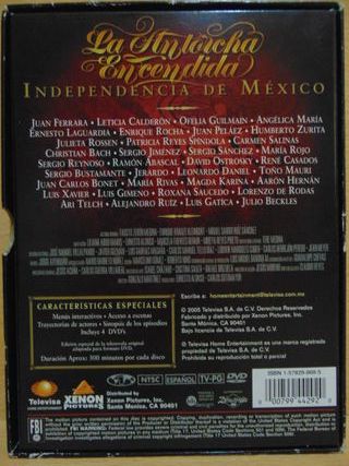 LA ANTORCHA ENCENDIDA Independencia de México. DVD de segunda mano