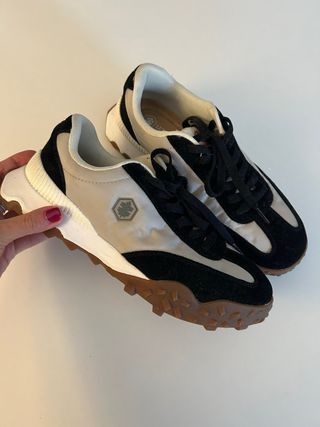 Zapatillas deportivas Lumberjack negras y blancas